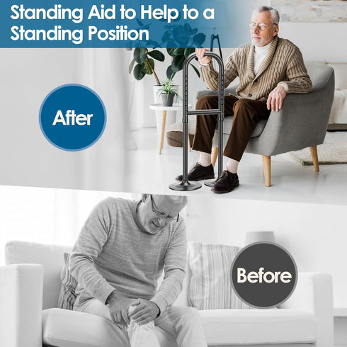 ZESTEFY 8 800lb Stand Assist Aid for Elderly, Level Height Adjustable Standing Assist Devices, Capacity Standing Aids