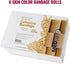 Self Adherent Wrap - Bulk Pack of 6, Athletic Tape Rolls for Ankle Sprains & Swelling