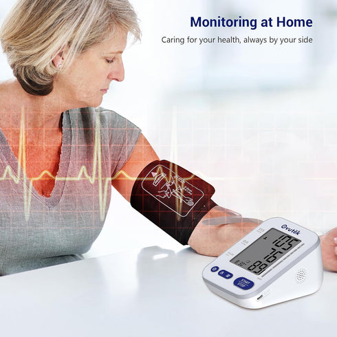 Blood Pressure Monitors for Home Use, Large BP Cuff with 240 Memories for 2 Users, Accurate Upper Arm BP Machine