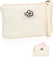SIDESUGAR Waffle Canvas Period Pouch First Period Kit Bag Small Discreet Menstrual Cup