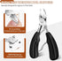 Nail Clippers for Men Thick Toenails, Heavy Duty Angled Toenail Clippers with Wide Jaw Opening, Sharp Stainless Steel