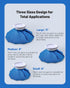 Ice Pack Bags for Injuries, Reusable 3 Packs Hot Water Bag for Pain Relief, Leak-Proof Elastic Ice Bag, Sizes 6, 9, 11