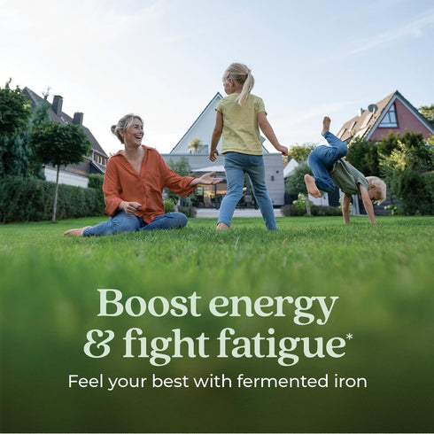 New Chapter Iron Supplement - Whole-Food Fermented Iron Complex with Organic Vegetables & Herbs, Non-Constipating Dose,