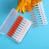 Ndzefan 160PCS Portable Silica Gel Toothpick Toothbrush, Soft for Adults and Children, Teeth Cleaning Tool (Red)