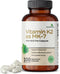Futurebiotics Vitamin K2 as MK-7 100 mcg, Non-GMO Vegetarian Capsules for Strong Bones, 100 Count