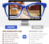 DOOViC 4-Pack Reading Glasses, Blue Light Blocking Computer Readers, Anti Eyestrain Spring Hinge Glasses for Women 1.5
