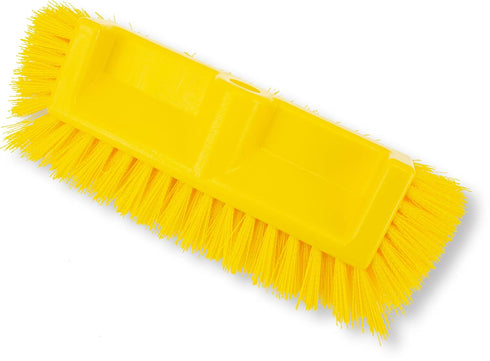 SPARTA Multi-Level Tile Scrub Brush, 12" Wide Heavy-Duty Tile Cleaning Brush with End Bristles for Commercial Tiles,