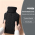 samply Hot Water Bottle with Knitted Cover, 2L Hot Water Bag for Hot and Cold Compress, Ideal for Pain Relief