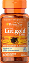 Puritan's Pride Healthy Eyes Lutigold Extra, 60 Soft Gels - Lutein with Meso-zeaxanthin and Zeaxanthin