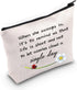 JXGZSO Good Luck Ladybug Makeup Bag with Zipper, Gifts for Women Cosmetic Bag