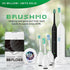 Brushmo e-Series Total Clean Replacement Toothbrush Heads, 6 Medium Firm Dupont Bristles, Compatible with Philips