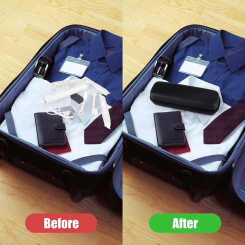 Hooqict Electric Toothbrush Travel Case for Oral-B Pro 1000, 2000, 3000, 3500, 1500, Protective Storage Bag