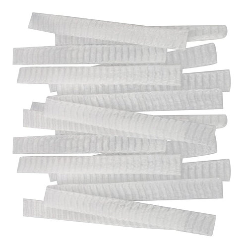 100 Pieces Expandable Makeup Brush Protectors, Reusable Meshes for Women and Girls, Storing Cosmetic Brushes