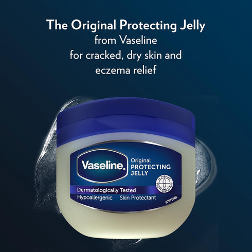 Vaseline Unscented Petroleum Jelly, 50ml, Whole Body Moisturizer for Dry Skin, 1.69oz