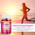 Energy Gummies Vitamin B12, Green Tea & Natural Caffeine, 1000 mcg Daily Energy, Raspberry Flavor, 60 Gummies