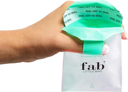 Fab Little Bag Starter Plus Pack - 45 Sanitary Disposal Bags with Recyclable Refill Pack