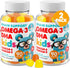DR. MORITZ Omega 3 Kids Gummies (180 Count), Vegan DHA Gummies for Brain & Heart Health, Gluten-Free