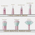 Unicorn Elf Makeup Brush Set, Glitter Foundation, Blush, Eye Shadow Brushes with Liquid Case for Girls