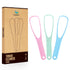 Tongue Scraper Cleaner, PETA Approved, Vegan Natural Eco Fiber Material, 100% BPA Free, 3 Count