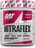 GAT SPORT Nitraflex Advanced Pre-Workout Powder, Boosts Strength & Energy, Creatine-Free (Fruit Punch, 30 Servings)