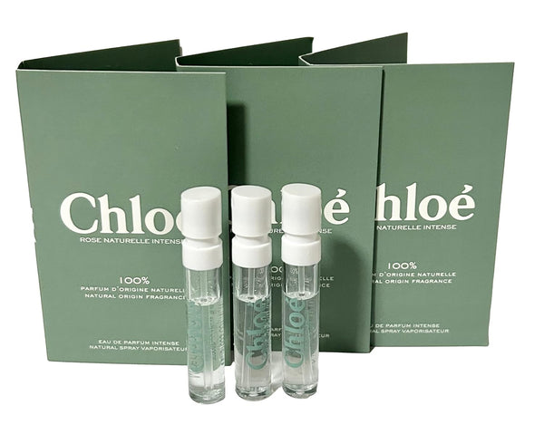 Chloe Rose Naturelle Intense Sample Perfume WOMEN Spray, 1.2 ml / 0.04 oz - set of 3
