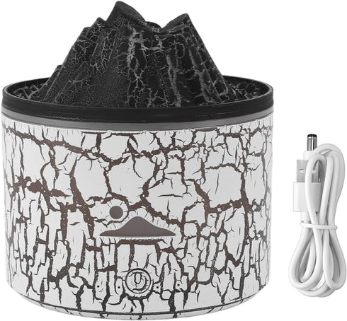 Segrehy Volcano Diffuser Essential Oil Humidifier 5V 180ml Relaxing Auto Shutoff Warm Atmosphere