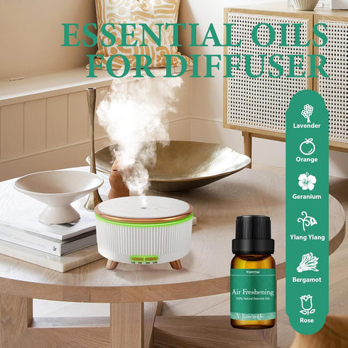Essential Oils Blends Set for Diffusers, Aromatherapy Oil Scents - Calming, Sweet Dreams, 6x10ml