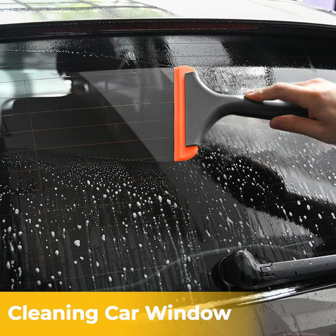Gomake Small Silicone Squeegee, Auto Water Blade for Shower Glass Door, Window, Mirror, Bathroom, Countertop Cleaning