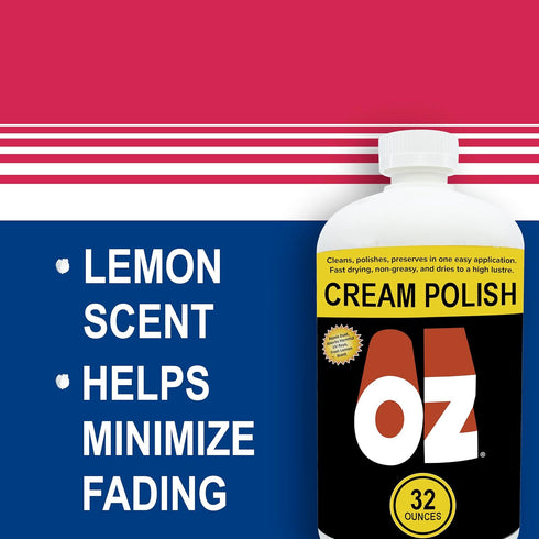 OZ Cream Polish, M860-0006, 1 Quart