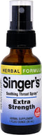 Herbs Etc. Singer's Saving Grace Extra Strength, 1 fl oz Throat Relief Spray with Licorice