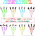 24PCS Bachelorette Theme Straws - Bachelor Dancer Crazy Reusable Twisty Straws with 2 PCS Cleaning Brushes for Party