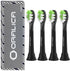 Compatible Philips Sonicare W DiamondClean Replacement Toothbrush Heads HX6062 HX6063 HX6064, 4 Pack