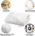 PHOGARY 10 Pack Microfiber Body Wash Mitts, Soft Face Mitten, Reusable Makeup Remover Mitt Gloves, White and Grey