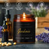 Putart 9oz Gardenia Scented Candles for Home, Natural Soy Wax Aromatherapy Organic Santal Candle for Stress Relief