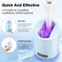 UV Toothbrush Covers Case and Holder with Light,Toothbrush Covers with Holder, Rechargeable Portable Toothbrush Cleaner
