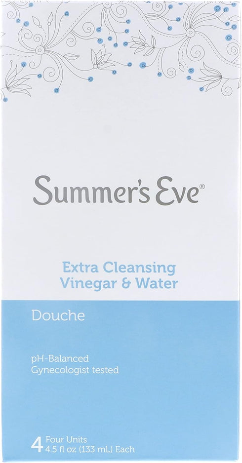 Summer's Eve Douche, Extra Cleansing Vinegar and Water, 4.5 Fl Oz, 4