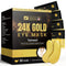 Under Eye Patches (30 Pairs), 24K Gold Under Eye Mask for Puffy Eyes, Dark Circles, and Wrinkles with Collagen
