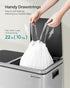 SONGMICS Trash Bags for 8-Gallon (30L) Trash Cans, 45 Count Drawstring Kitchen Garbage Bags, Liner Code 30A