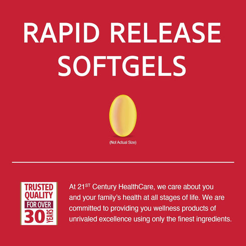 21st Century D3 2000 IU Softgels | 250 Count