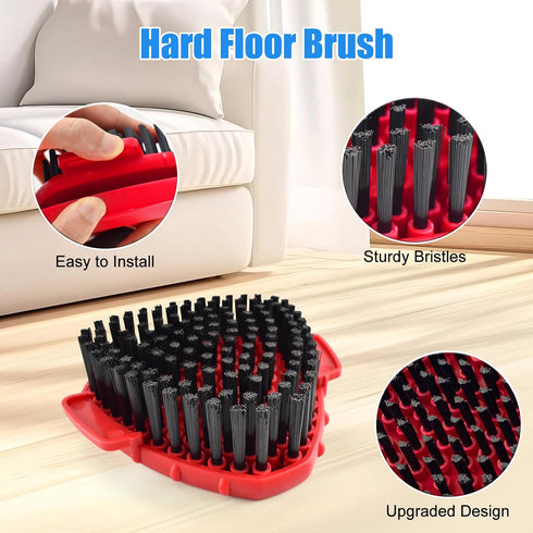 Hezane 4Pack 2 Mop Replacement Head for O Cedar RinseClean Tank System, Mop Replacement Base and Upgrade Scrub Brush