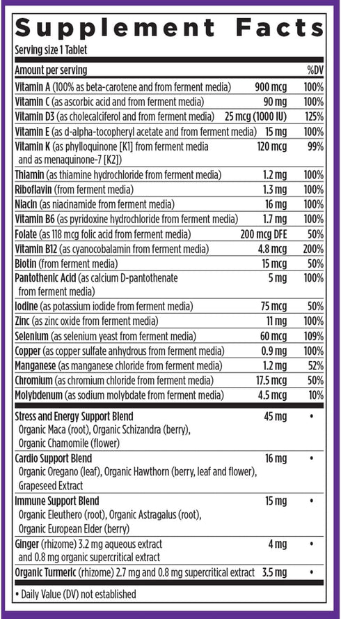 New Chapter Men's Multivitamin for Immune, Stress, Heart + Energy Support - Every Man's One Daily, Non-GMO, Gluten Free