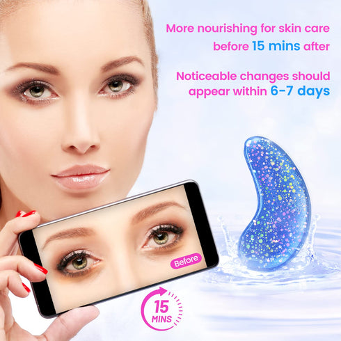 Under Eye Patches (24 Pairs), Upgrade Eye Gel Pads for Wrinkles, Puffy Eyes, Dark Circles, Natural Collagen
