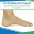 ViveSole Arch Supports for Women & Men - 12 Pack Felt Insert with Adhesive - Foot Pads for Shoes, Sandals, and Boots