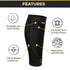 Copper Calf Compression Sleeves - Shin Splint Compression Sleeve for Pain Relief and Varicose Veins (1 Pair)
