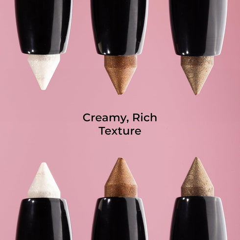 MCoBeauty Eyeshadow Stick, Shimmer Copper, Highly Pigmented, Built-in Sharpener, Vegan Cosmetics