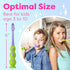 Kids Toothbrush 6 Pack - Soft Contoured Bristles, Child Sized Brush Heads (3-10 Years), Multi-Color Set