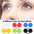 Elcoho 24 Pack Contact Lens Cases, Holder Box for Left/Right Eyes, 6 Colors