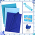 30 Sheets Blue Tissue Paper for Gift Bags Decoration, 14 x 20 Inch Bulk for Weddings Birthday DIY Crafts