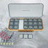 VERDANVERSE 21-Compartment Portable Weekly Pill Organizer Compact Medicine Case Blue for Travel Daily Medication