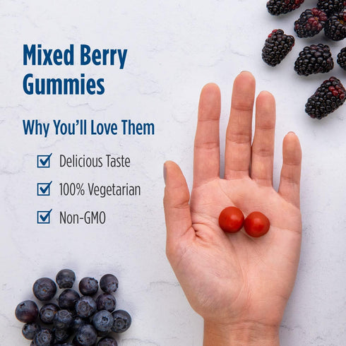 Nordic Naturals Women's Multivitamin Gummies, Mixed Berry, 60 Gummies, Support for Skin, Hair, Bones, Energy & Immunity